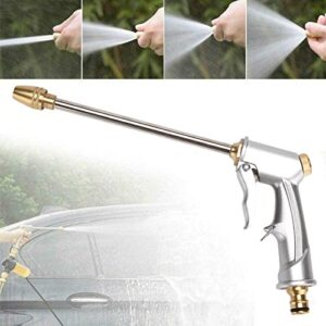 high pressure power washer wand,household all-metal pacifier-type extension rod car wash aluminum alloy plating high-pressure water tool wand lance for cleaning sidewalks gutter car pet window glass