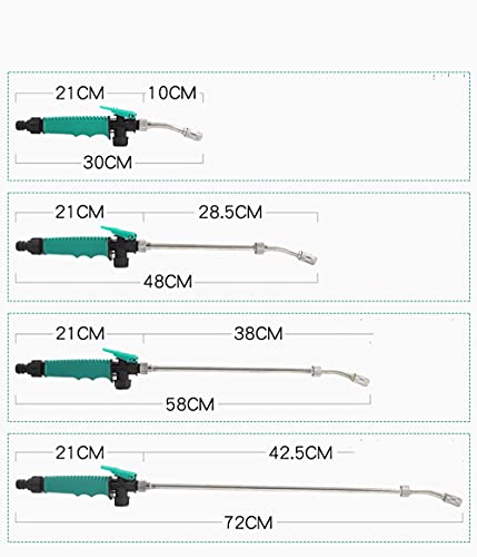 Angstmeier Pressure Washer Gun Used for Gardening, Watering, Cleaning Vehicles, Gardens, Car Floors, Doors, Windows, Garages, Water Spray Cleaners (30cm)