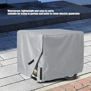 Alinory Practical Electrical Generator Cover, 35 x 26 x 28 inch Electrical Generator Cover for Outdoors, dustproof, Waterproof, Durable for The Courtyard Garden(Gray)