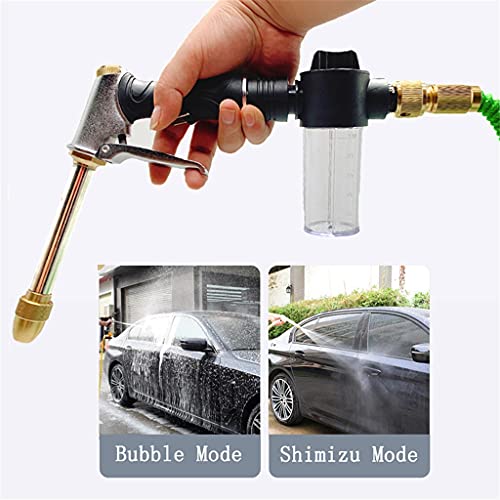 YFQHDD Water Gun Sprinklers Garden Water Hose Brass Spray Gun Powerful Pressure Washer Jet Nozzle Foam Car Cleaning