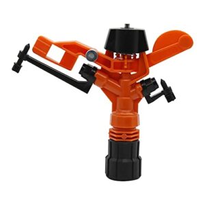 yfqhdd 2 pc agriculture adjustable rotating water nozzle 1″ female thread-3/4 male thread irrigation sprinkler garden sprayer