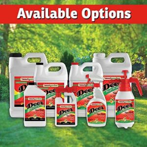 I Must Garden Deer Repellent Concentrate [2 Pack: Mint Scent + Spice Scent] - Natural Deer Spray for Gardens & Plants – Two 32oz Bottles