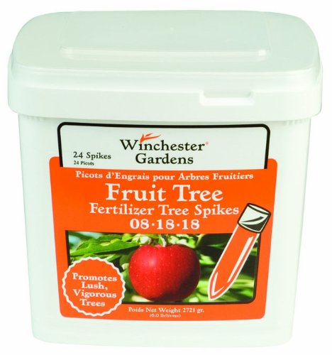 Winchester Gardens Fruit and Citrus Fertilizer Spikes, 8-18-18, 24 Spikes/Bucket