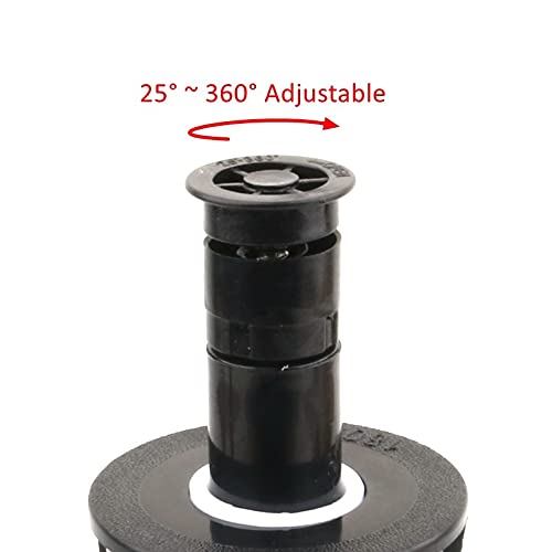 YFQHDD 1pc Adjustable 25~360 Degree Pop up Sprinklers 1/2" Thread Garden Lawn Irrigation Watering Sprinklers