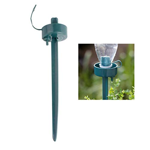 Happyyami PCS Plant Self Watering Spike Slow Release Valve Switch Automatic Irrigation Watering Drip System Dripper Stake for Potted Plants Vacation Plants Indoor Outdoor