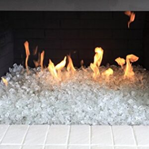 Margo Garden Products DFG25-R07M Dragon Reflective Fire Glass, Green