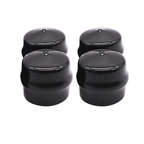 4 Pcs Lawn Mower Rubber Axle Hub Cap 532104757 for Husqvarna, Poulan, Roper, Craftsman 104757X 532175039 175039