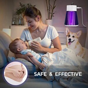 Bug Zapper Electric UV Insect Catcher Killer for Flies,Fly Trap Lamp Mosquitoes,Gnats & Other Small to Large Flying Pests for Home, Kitchen,Garden,Patio,Camping & More with Plug