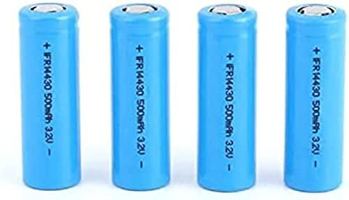 HNJY 3.2V LiFePo4 14430 500mAh Rechargeable Solar Battery for Solar Panel Outdoor Garden Lights Tooth Brush Shaver Flashlight(4PCS)