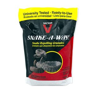 victor vp364b snake-a-way outdoor snake repelling granules 4lb snake away repellent – repels againts poisonous and non-poisonous snakes