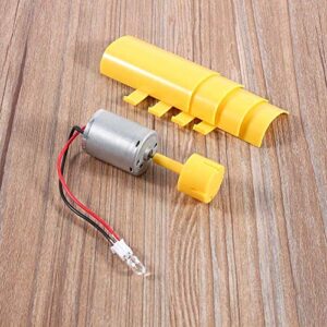 DC 0.1V-5.5V 100-6000RPM Micro Vertical Wind Turbines, Small Motor Blades Generator for DIY (1pc)