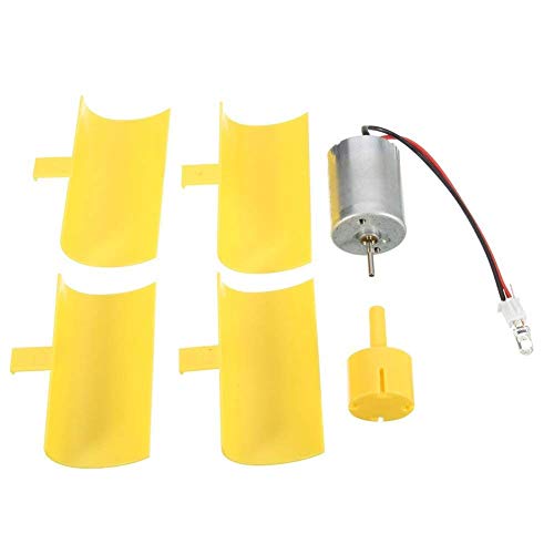 DC 0.1V-5.5V 100-6000RPM Micro Vertical Wind Turbines, Small Motor Blades Generator for DIY (1pc)