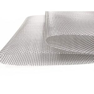 304 stainless steel woven wire 8 mesh – 12″x24″ (30cmx60cm) garden fence bbq wire mesh window screen mesh 2 pcs