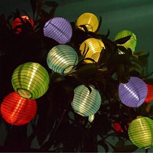 vigdur solar – lantern string lights waterproof outdoor indoor decorative-string lights multicolor for patio garden wedding party camping bedroom decor