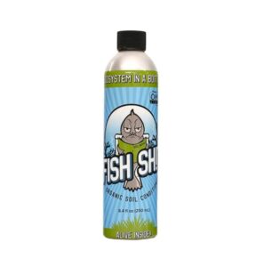 fish head farms organic soil conditioner for yield and flavor enhancement. improves fertilizer efficiency. useful in both garden soil and hydroponics applications. 250 mililiters