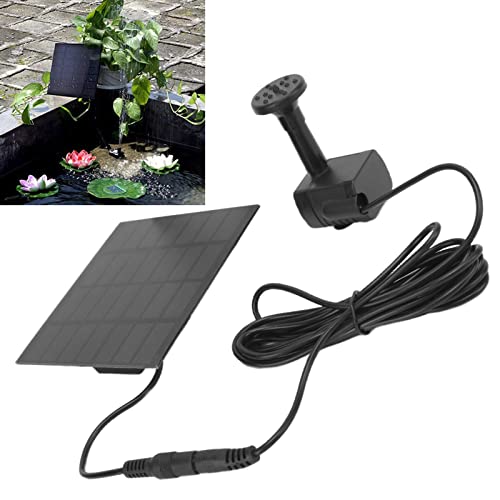 Solar Water Pump Floating Fountain,Solar Fountain Pump,Powered Water Floating Sprinkler,3 Nozzlesfor Bird Bath, Fish Tank, Pond or Garden Decoration, Solar Water Pump Floating Fountain,Solar Foun