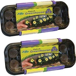 Jiffy 36mm Windowsill Greenhouse (2 Pack)