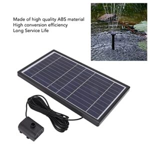 Solar Fountain Pump for Bird Bath,Solar Water Fountain,Solar Fountain Pump 10V 10W High Conversion Efficiency Split Spray Solar Fountain Kit for Swimming Pools Gardens