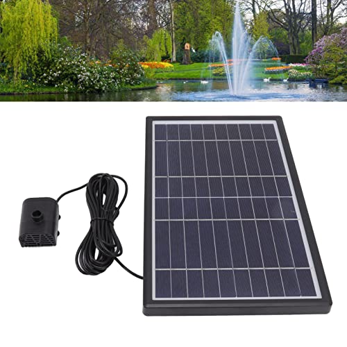 Solar Fountain Pump for Bird Bath,Solar Water Fountain,Solar Fountain Pump 10V 10W High Conversion Efficiency Split Spray Solar Fountain Kit for Swimming Pools Gardens