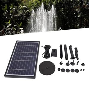 Solar Fountain Pump for Bird Bath,Solar Water Fountain,Solar Fountain Pump 10V 10W High Conversion Efficiency Split Spray Solar Fountain Kit for Swimming Pools Gardens