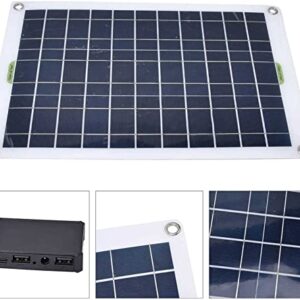 Solar Water Pump Kit, 50w 12v Panel Water Pump, 800l/h Fountain Water Pump Solar Pond Pump, Low Noise Dc Solar Fountain, Suitable For Household, Car And Boat, Garden Fountain