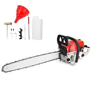 frezon petrol chainsaw 22 inch, chainsaws gas powered 52cc 2 cycle gasoline chain saw for trees wood garden ranch forest cutting