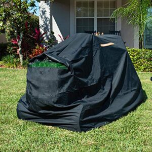 XYZCTEM Riding Lawn Mower Cover,Fits up to 54" Decks, Extreme Waterproof Protection and Reflective Strip