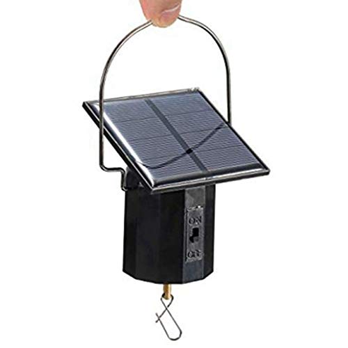 SWYWY Solar Hanging Display Motor Rotating Small Motor Solar Energy Wind Spinner Motor Multi-Purposes Rotatable Hook 2Pcs