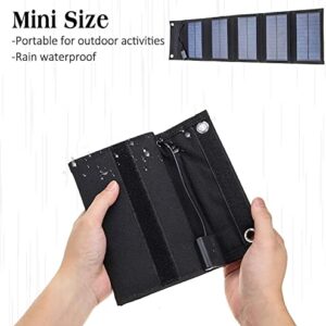 Solar Panels Portable Foldable Solar Panel Kit, Solar Panel 15W 5V Portable Solar Charger Foldable Monocrystalline Solar Cell for Power Station Phones Camping Garden Hiking Mobile Power