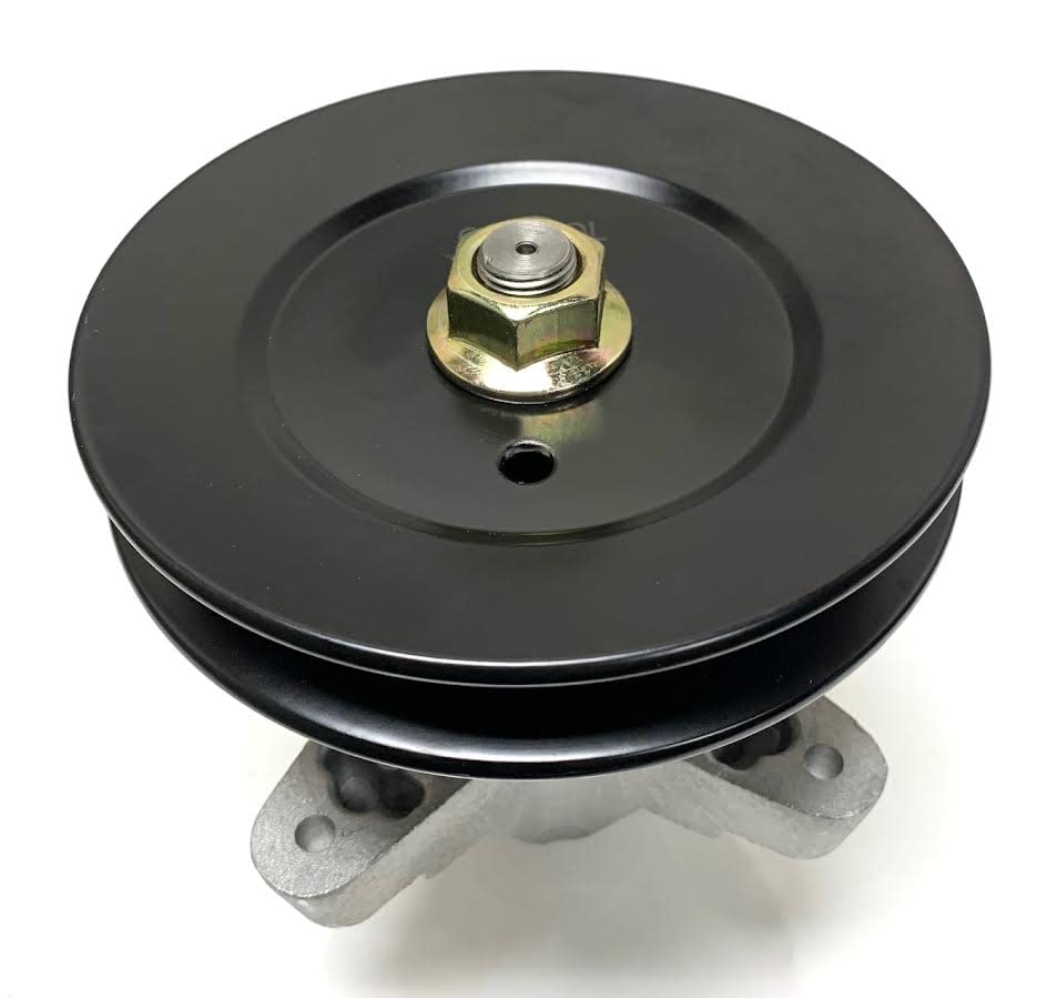 LAWN & GARDEN AMC Spindle Assembly with Pulley Compatible with Toro MTD Craftsman Cub Cadet Bolens 918-04474B, 618-04474, 918-04474, 618-04474A, 918-04474A, 618-04774B