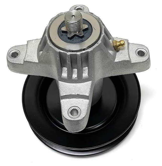 LAWN & GARDEN AMC Spindle Assembly with Pulley Compatible with Toro MTD Craftsman Cub Cadet Bolens 918-04474B, 618-04474, 918-04474, 618-04474A, 918-04474A, 618-04774B