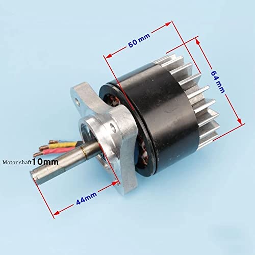 500W Power DC 18V 36V 3600 RPM 8200 RPM Brushless Motor for Garden Tool Electric Saw Lawn Mower The Motor is A Round Shaft (Round Shaft 10mm)