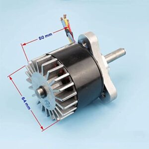 500W Power DC 18V 36V 3600 RPM 8200 RPM Brushless Motor for Garden Tool Electric Saw Lawn Mower The Motor is A Round Shaft (Round Shaft 10mm)