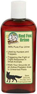 just scentsational fu-4 red fox urine for gardens, hunters, and trappers, 4 oz
