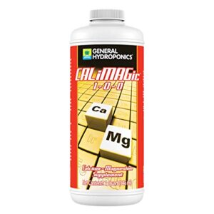 general hydroponics calimagic 1-0-0, calcium-magnesium supplement, 1-quart