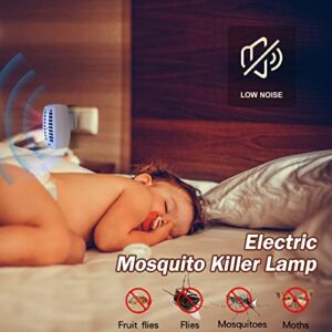 YONGTONG Plug n Zap! Electric Indoor Mosquito Killer, Insects and Fly Trap, Plug-in Bug Zapper for Pest Control with UV LED Night Light for Household, Bedroom, Kitchen, Office (2 Pack)