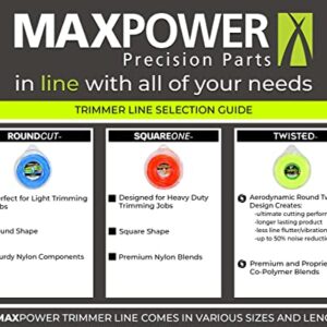 MaxPower 338802 Premium Twisted Trimmer Line, .095-Inch Length x 40-Foot Length