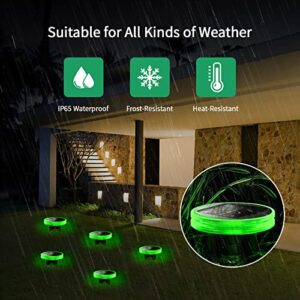 Solar Ground Lights Solar Lawn Lights Soil Moisture Meter IP65 Waterproof Outdoor Solar Buried Lights Solar Garden Lights Lawn Landscape Lighting Soil Moisture Monitoring for Lawn Yard Walkway 6 Pack