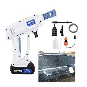 car pressure washer electric cleaner gun portable cordless high power cleaner for car home garden cleaning work, 2.8-3l/min, washer machine with 1 adjustable nozzle