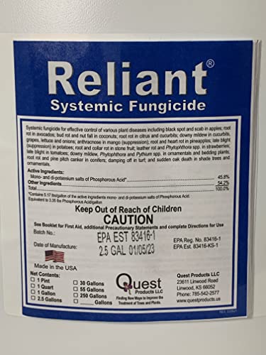 Reliant Systemic Fungicide (Agri-Fos/Garden Phos) 2.5gal