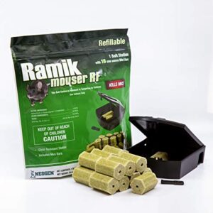 Neogen 900 Rodenticide Dramik Refillable Bait Station 16 Ounce 000, 16oz, Black