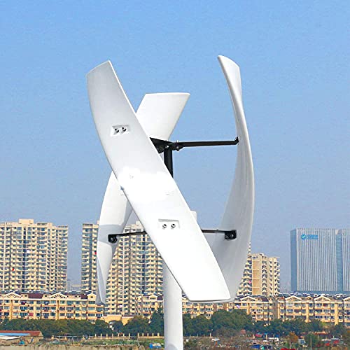 3000W 220V 3 Blades Vertical Levitation Upright Wind Generator with Controller for Outdoor Garden 12V 24V 48V (White),220v