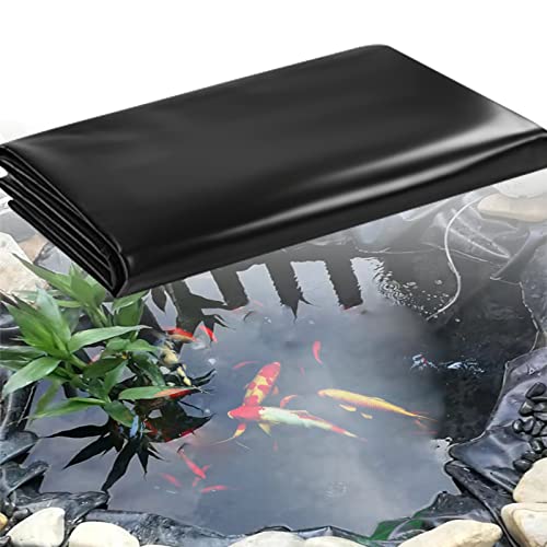 Coocure Pond Liner 7x10ft, Garden KOI Pond Liner with Seam Repair Tape. Pond Skins for Outdoor Ponds(7x10ft, 20Mil/0.5mm)