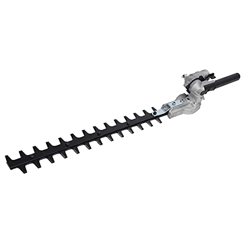 FASJ Hedge Trimmer Blade, Hedge Trimming Head Double‑Blade Manganese Steel Aluminum Alloy for Brush Cutters for Garden Trimmers