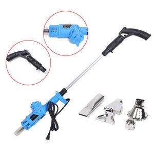 OUKANING Portable Electric Thermal Weeder 2000W Compact Weed Burner for Garden Weed Torch Maximum Temperature 650℃ 5 Nozzles