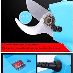 ATAAY Professional Electric Pruning Shears Electric Pruning Shears Fr It Tree Branch Scissors, Rechargeable Garden Cutting Machine Gardening Tool Cutting Diameter