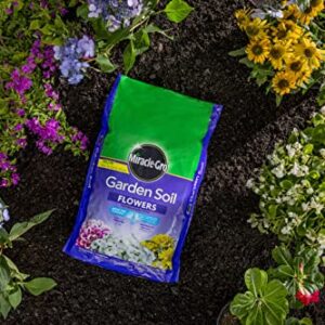 Miracle-Gro 70359430 Garden Soil Flowers, 1.5 Cf