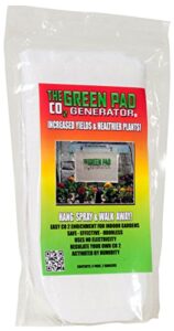 the green pad gp6050 co2 generator contains 5 pads w/2 hangers