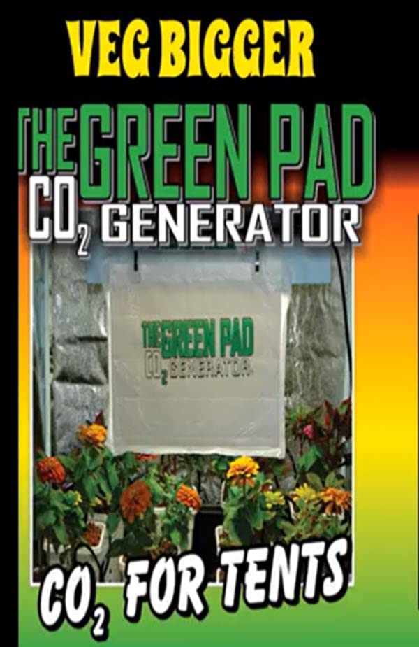 The Green Pad GP6050 CO2 Generator Contains 5 Pads w/2 Hangers