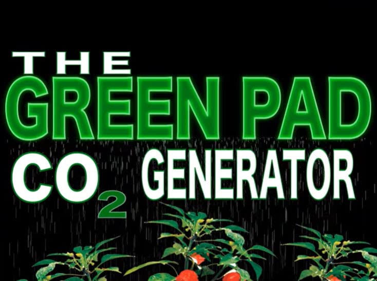 The Green Pad GP6050 CO2 Generator Contains 5 Pads w/2 Hangers